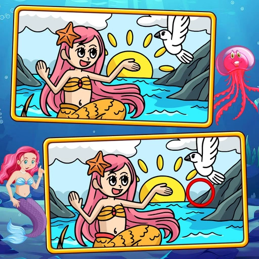 game Mermaids Spot The Differences