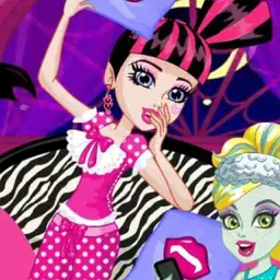 game Monster Slumber Party Funny Faces