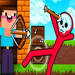 game Noob archer vs Stickman Zombie: zombie shooter