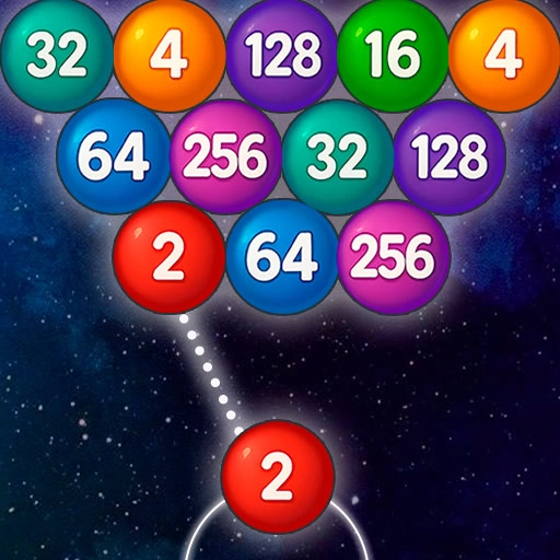 game Number Bubble Shooter