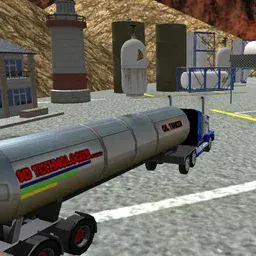 game Oil Tanker Truck Drive