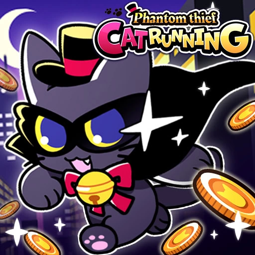 Phantom thief Cat Running Phantom thief Cat Running