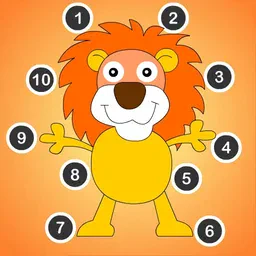 game Point to Point Happy Animals