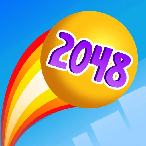 game Rainbow Balls 2048