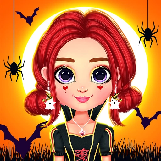 game Rainbow Girls Halloween Salon