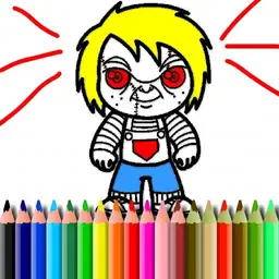 game Scary Boy Coloring Book
