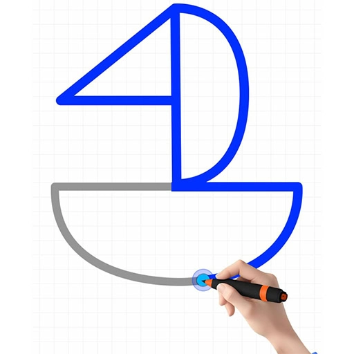 game Single Line Puzzle Drawing