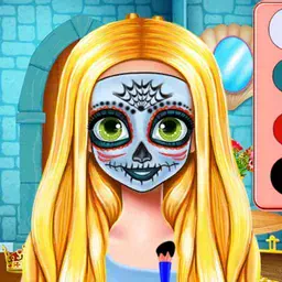 game Sisters Halloween Face Paint