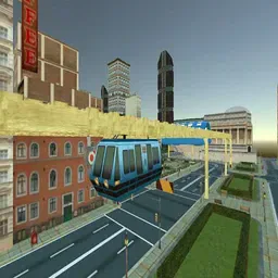 game Sky Train Simulator : Elevated Train Driving Game