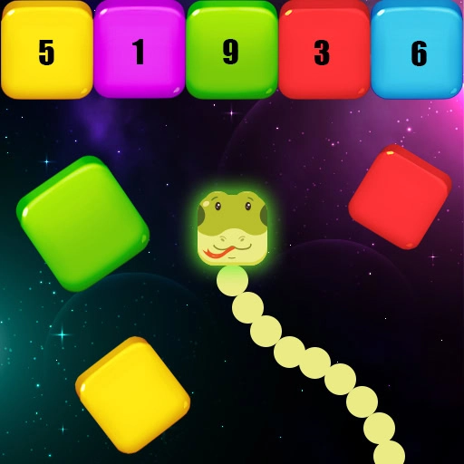 game Snake Blocks and Numbers