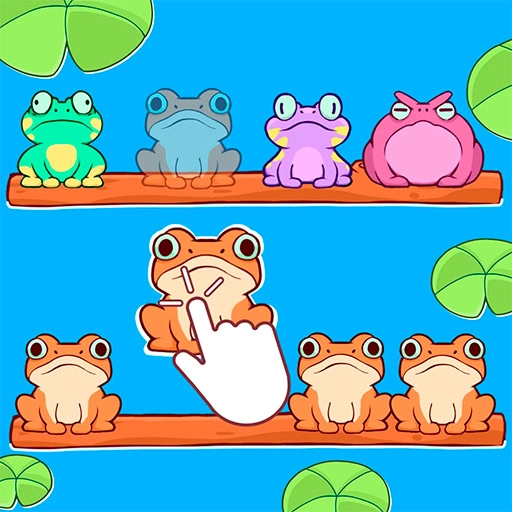 game Sorting frogs