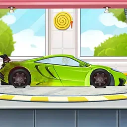 game Sports Car Wash 2D