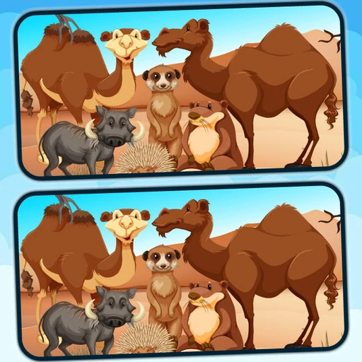 game Spot 5 Differences Deserts