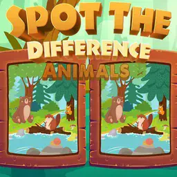 game Spot the Difference Animals