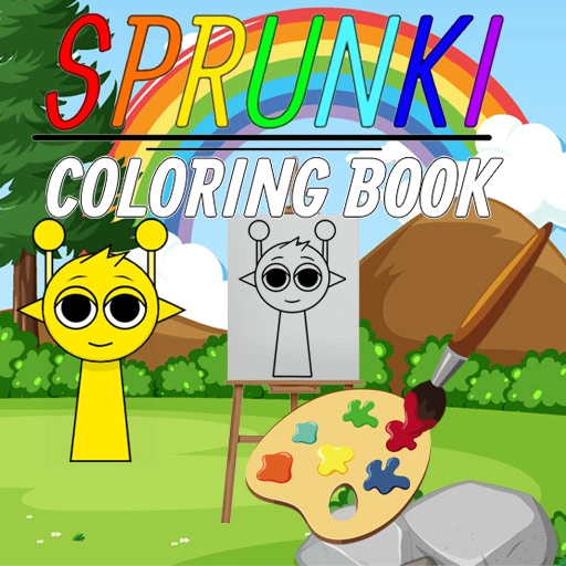 game Sprunki Coloring Book