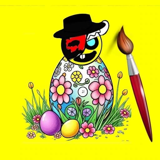 game Sprunki Easter Coloring
