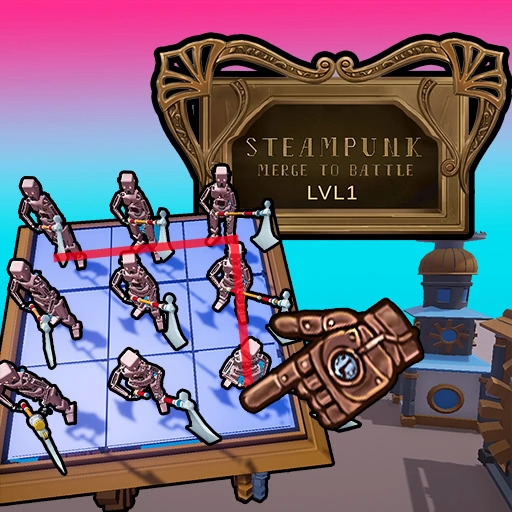 game Steampunk Merge To Battle