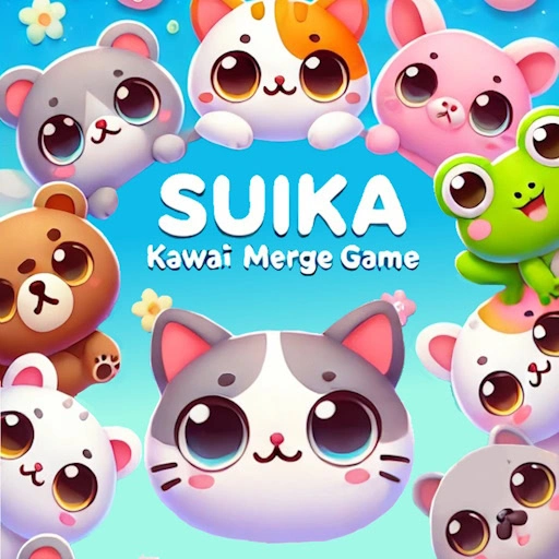 game Suika Kawaii Cat Merge game