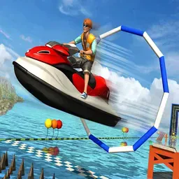 game Super Jet Ski Race Stunt : Water Boat Racing 2020