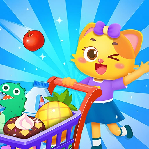 game Supermarket Shopping For Kids