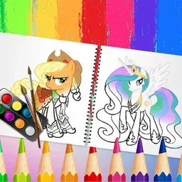 game Sweet Pony Coloring Book