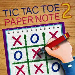 game Tic Tac Toe Paper Note 2