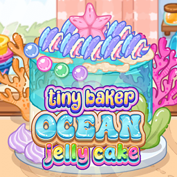 game Tiny Baker Ocean Jelly Cake