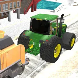 game Tractor Towing Train