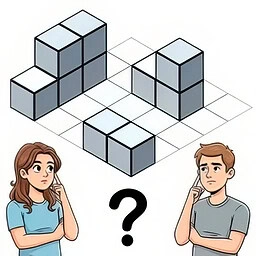 game Try To Count The Boxes Brain Training