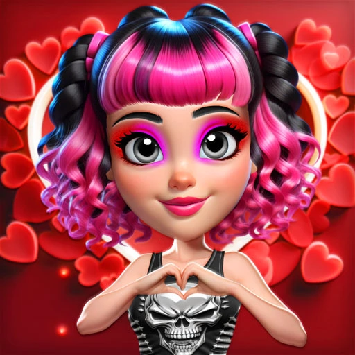 game Vibrant Hearts Glamour vs Punk