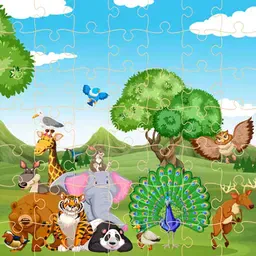 game Wild Animals Jigsaw