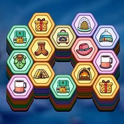 game Winter Hexa Stack