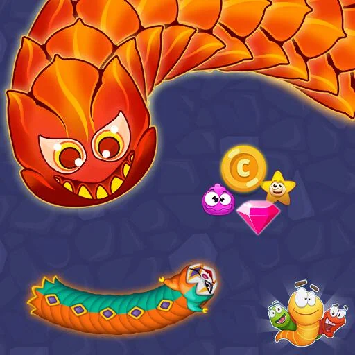 game Worm Hunt - Snake game iO zone
