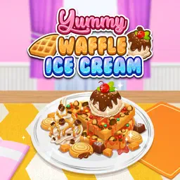 game Yummy Waffle Ice Cream