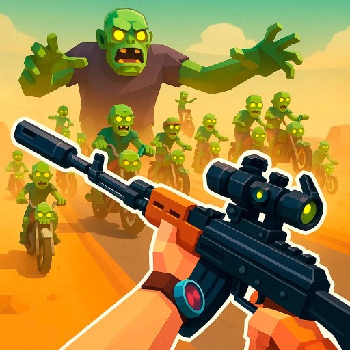game Zombie Road: Shooter with Destruction