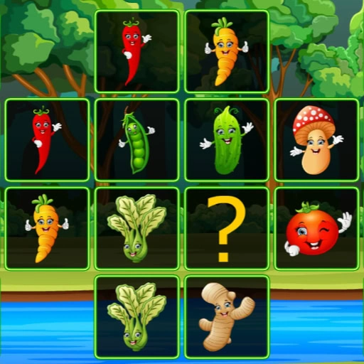 game Vegetable Cards Match